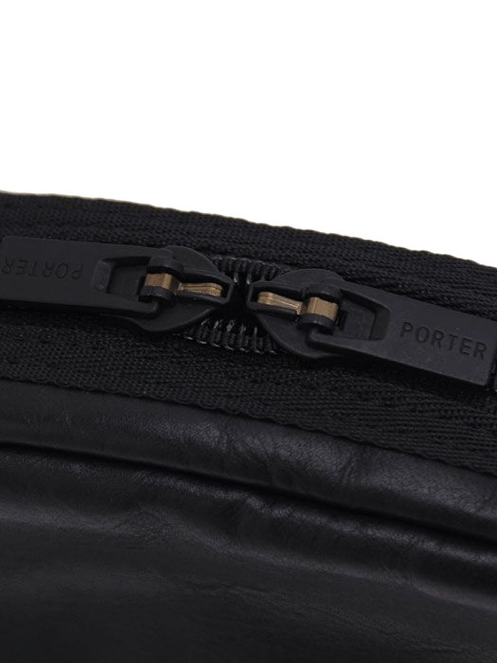 leather panelled shoulder bag