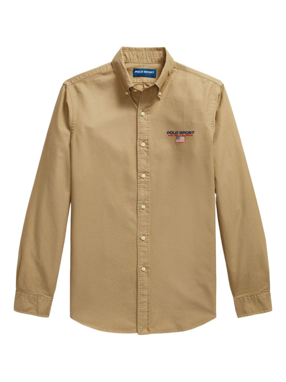 garment dyed long-sleeve sport shirt