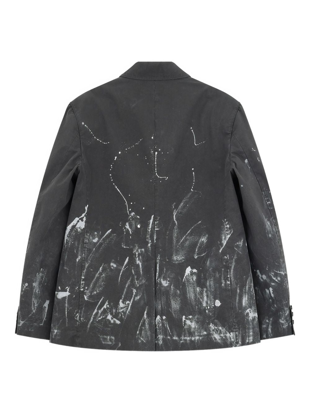 paint-splatter blazer