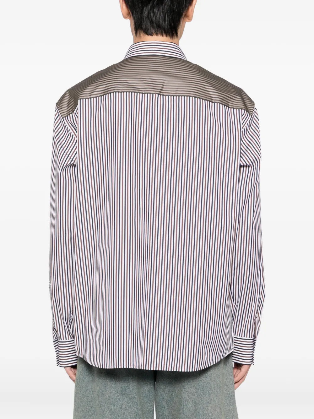 Striped Button-Down Shirt