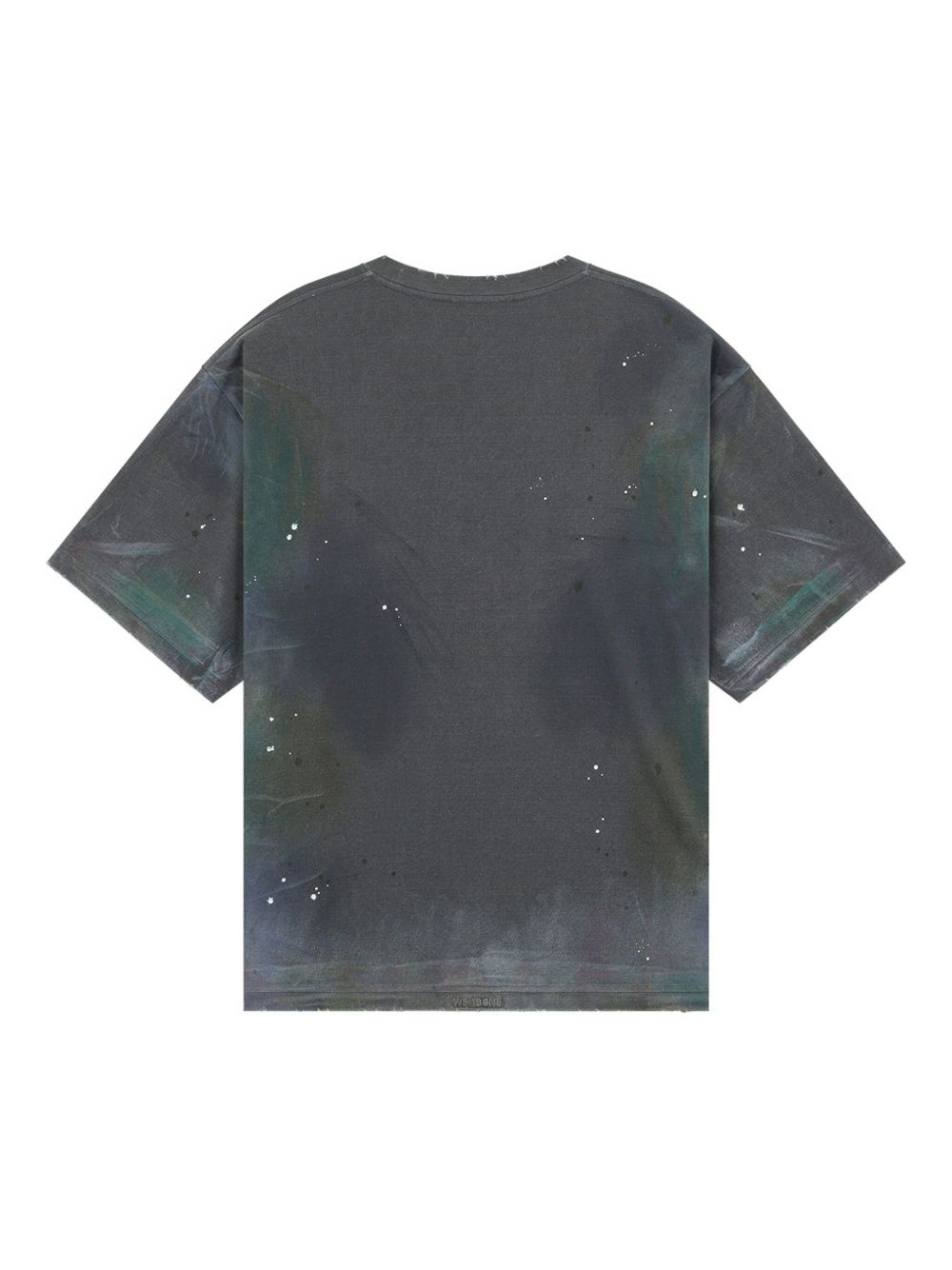 logo-print floral T-shirt