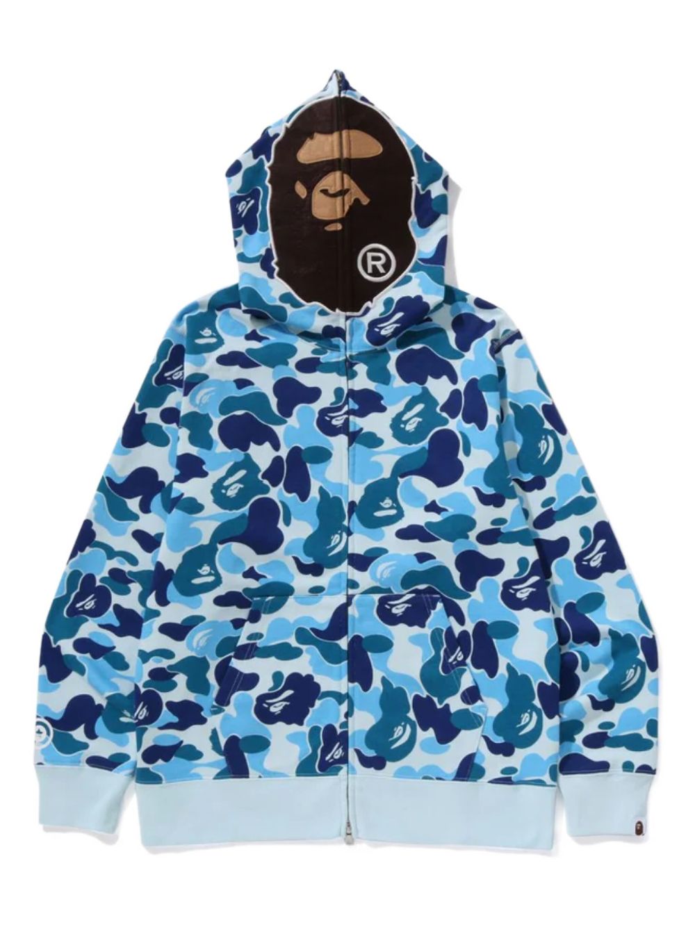 camouflage-print hoodie