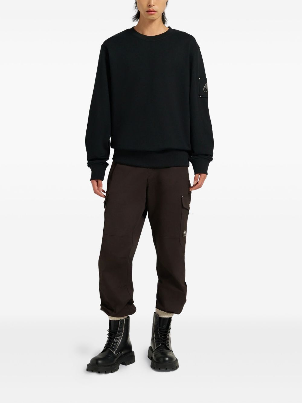 logo-appliqué sweatshirt