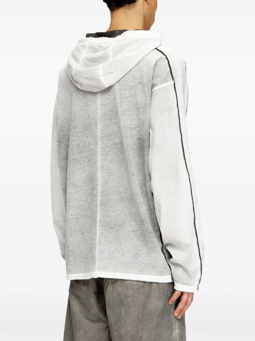 T-Riven long-sleeve hooded sweater