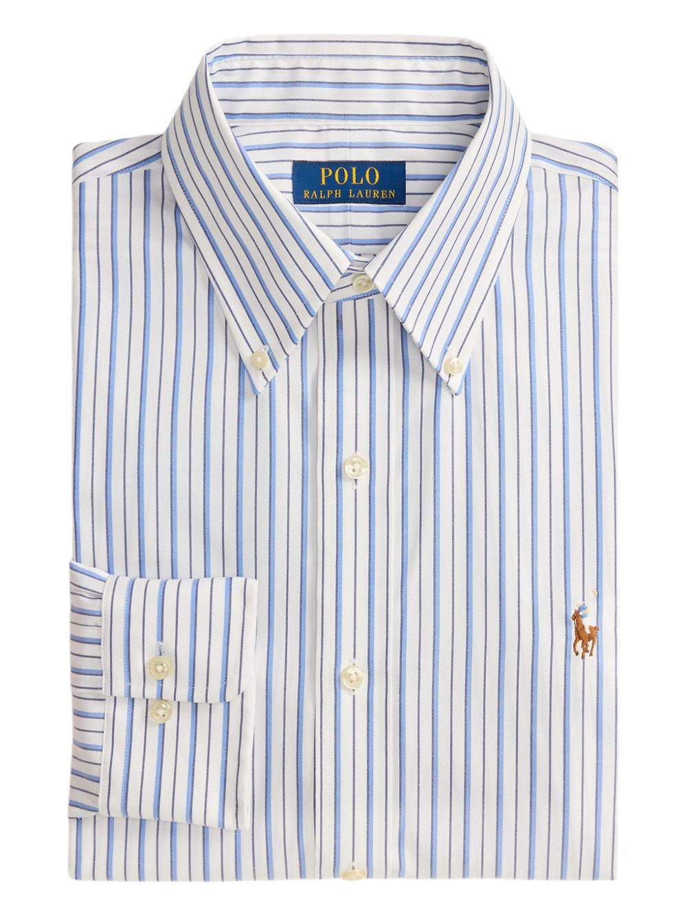 striped long-sleeve shirt