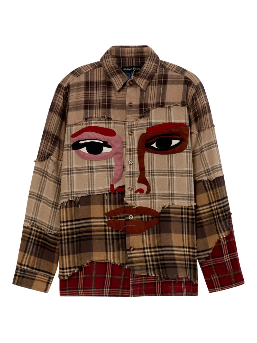check-pattern shirt