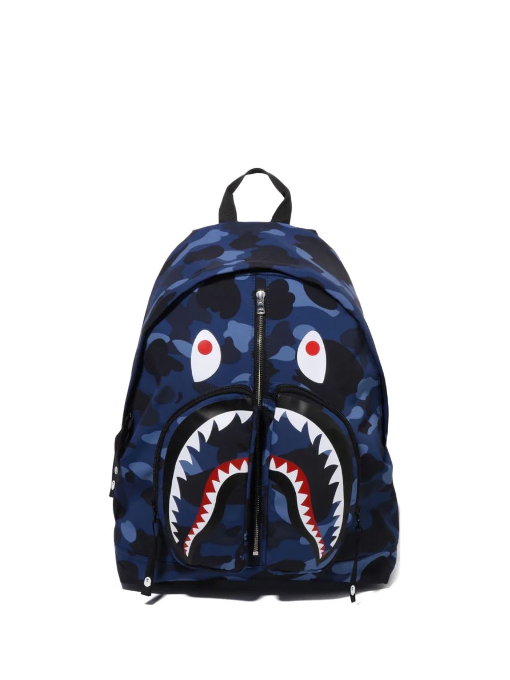 camouflage-pattern shark backpack