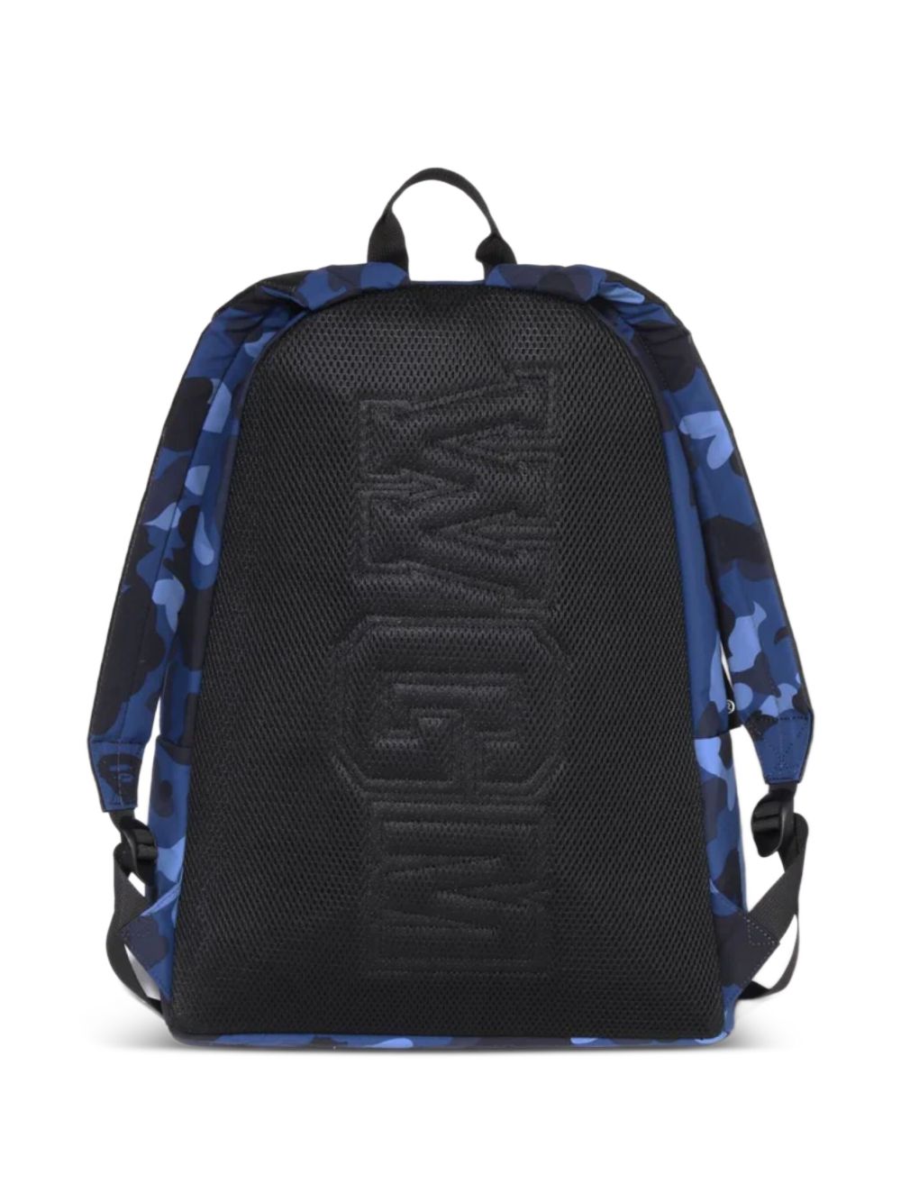 camouflage-pattern shark backpack