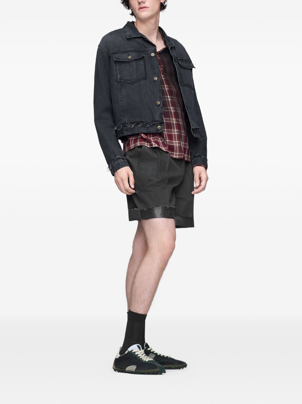 buttoned jacket