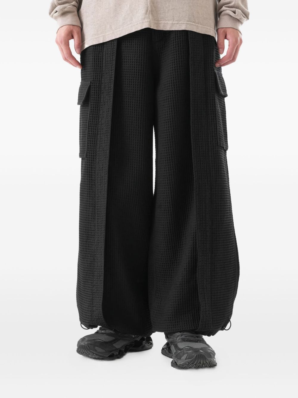 6203 Waffle Hakama cargo trousers