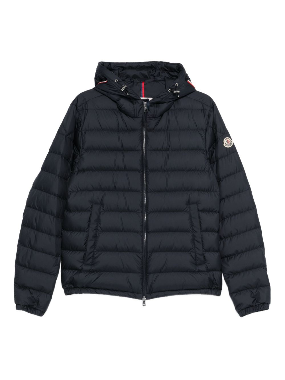 hooded quilted jacket