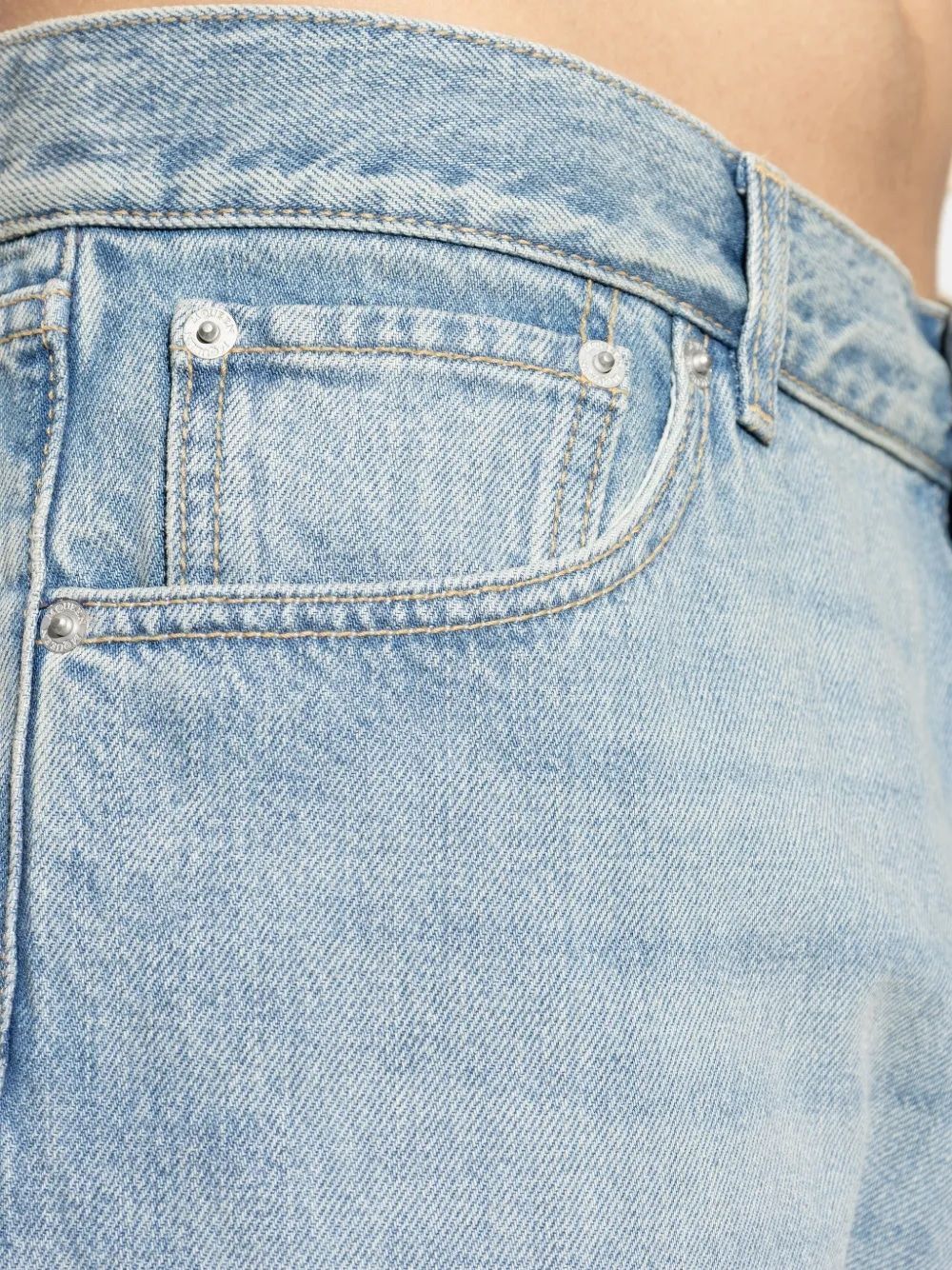 straight-leg jeans