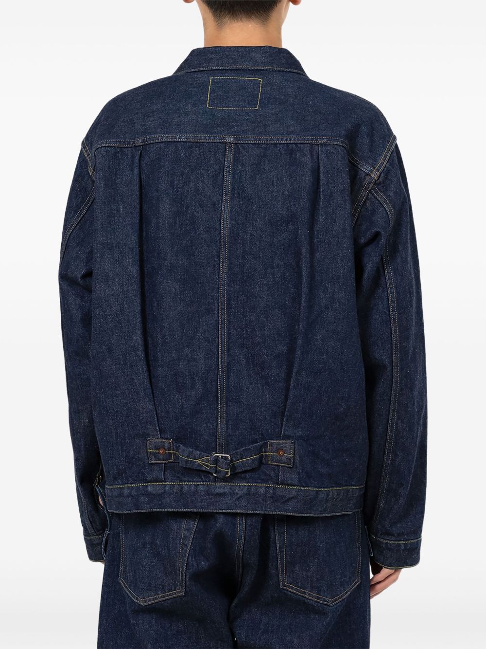 button pocket denim jacket