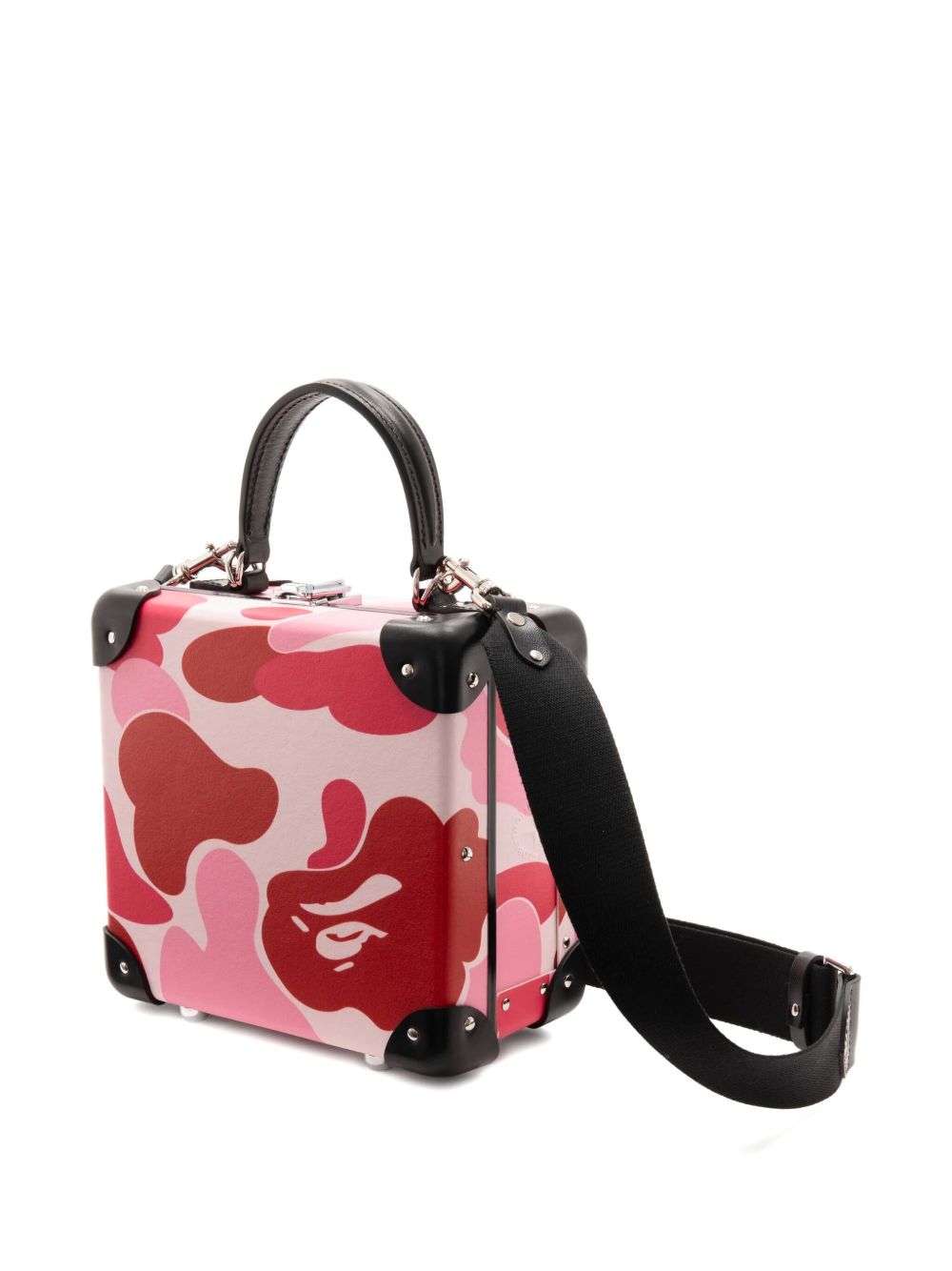 x Globe-Trotter camouflage-pattern luggage