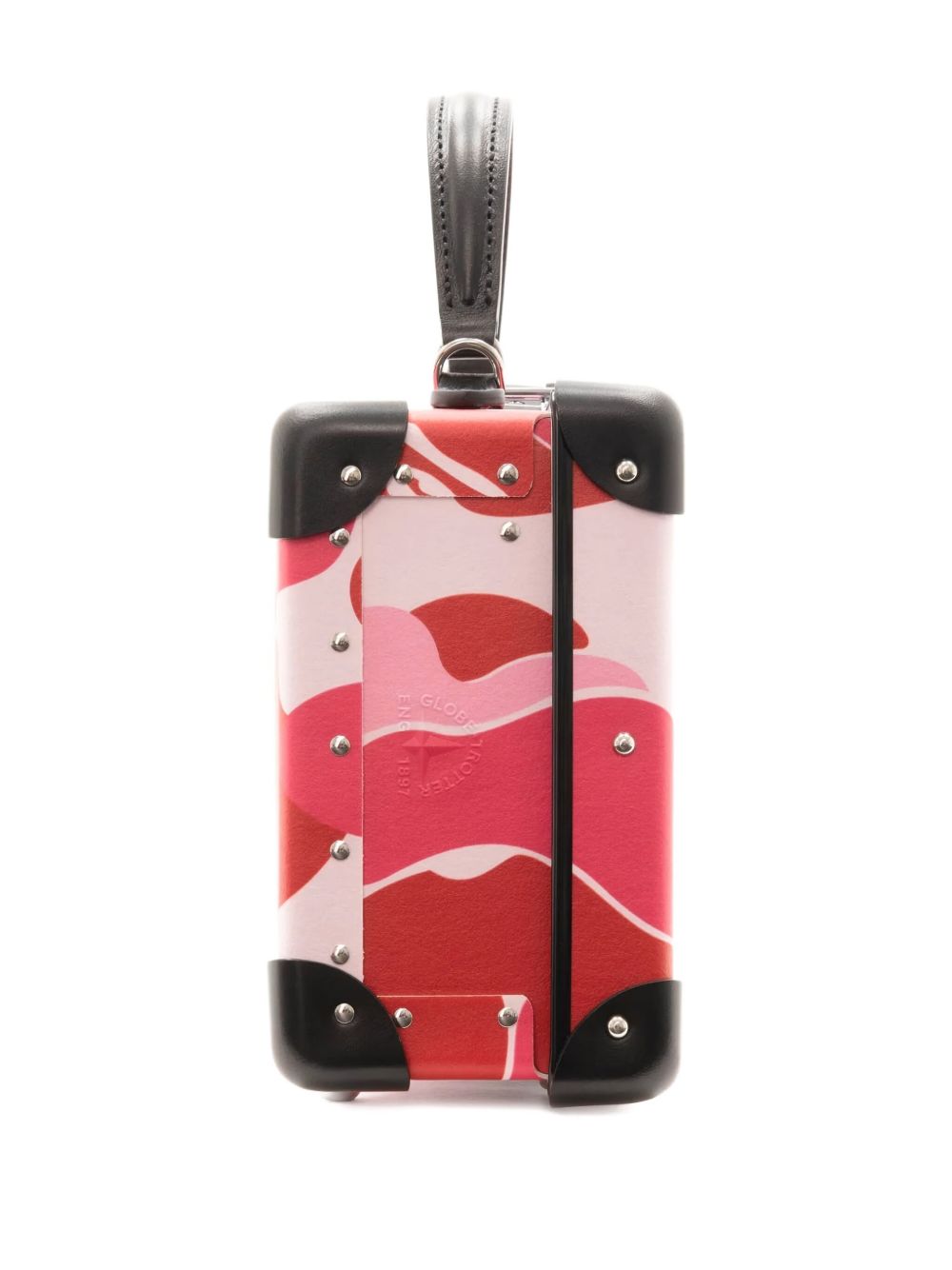 x Globe-Trotter camouflage-pattern luggage