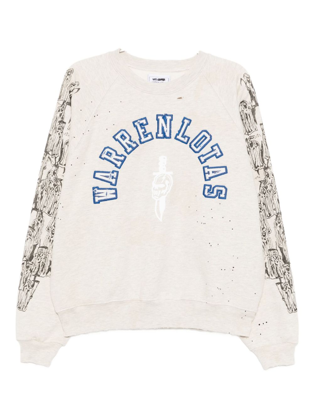 logo-embroidered sweatshirt