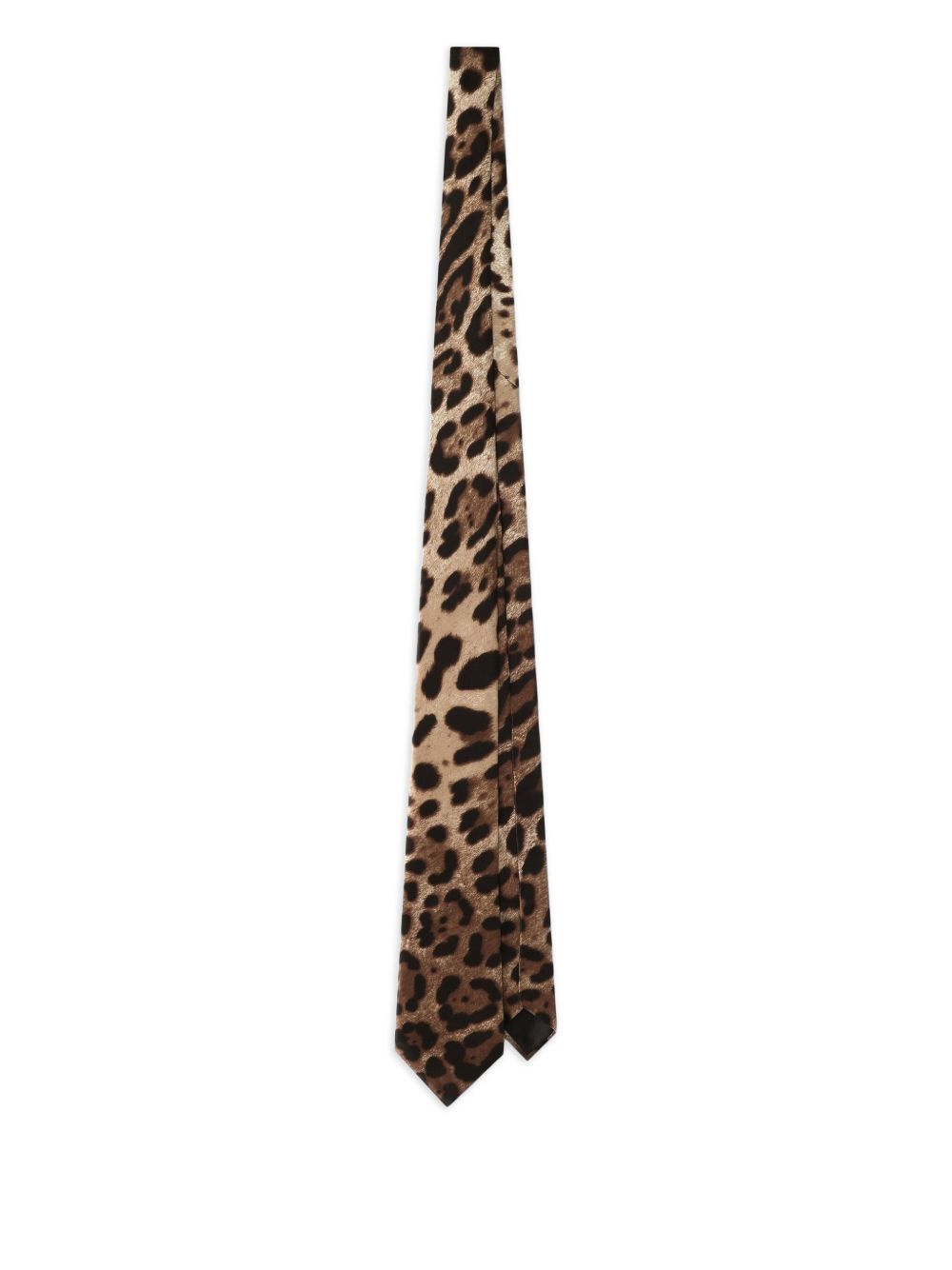 leopard-print tie