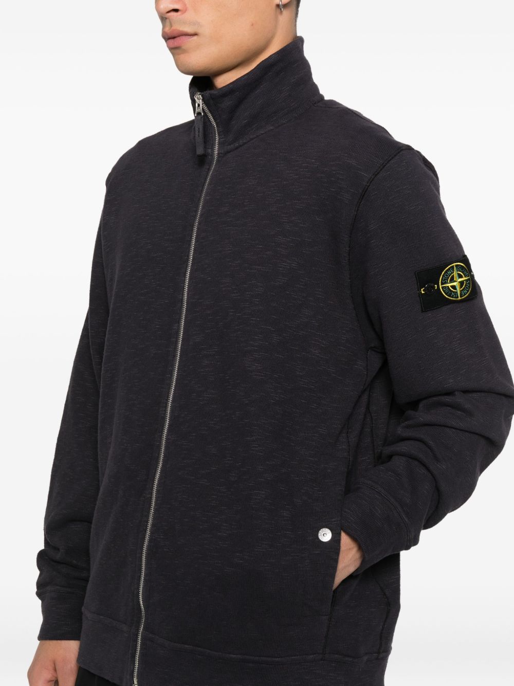 zip-up sweatshirt