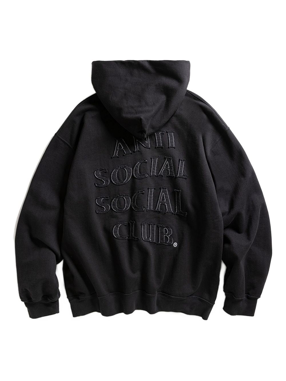 logo-embroidered hoodie
