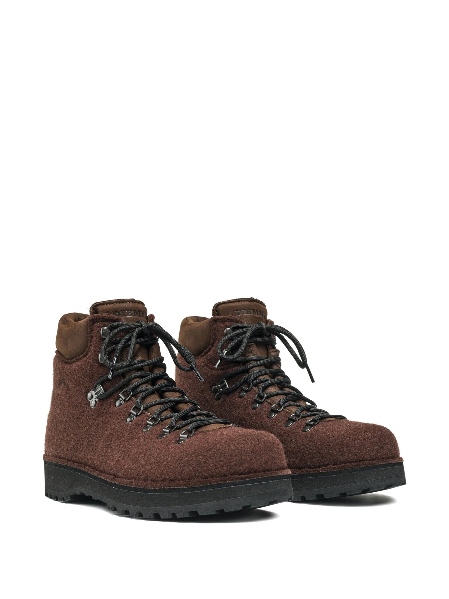 x Diemme Felt Lace-Up Boots