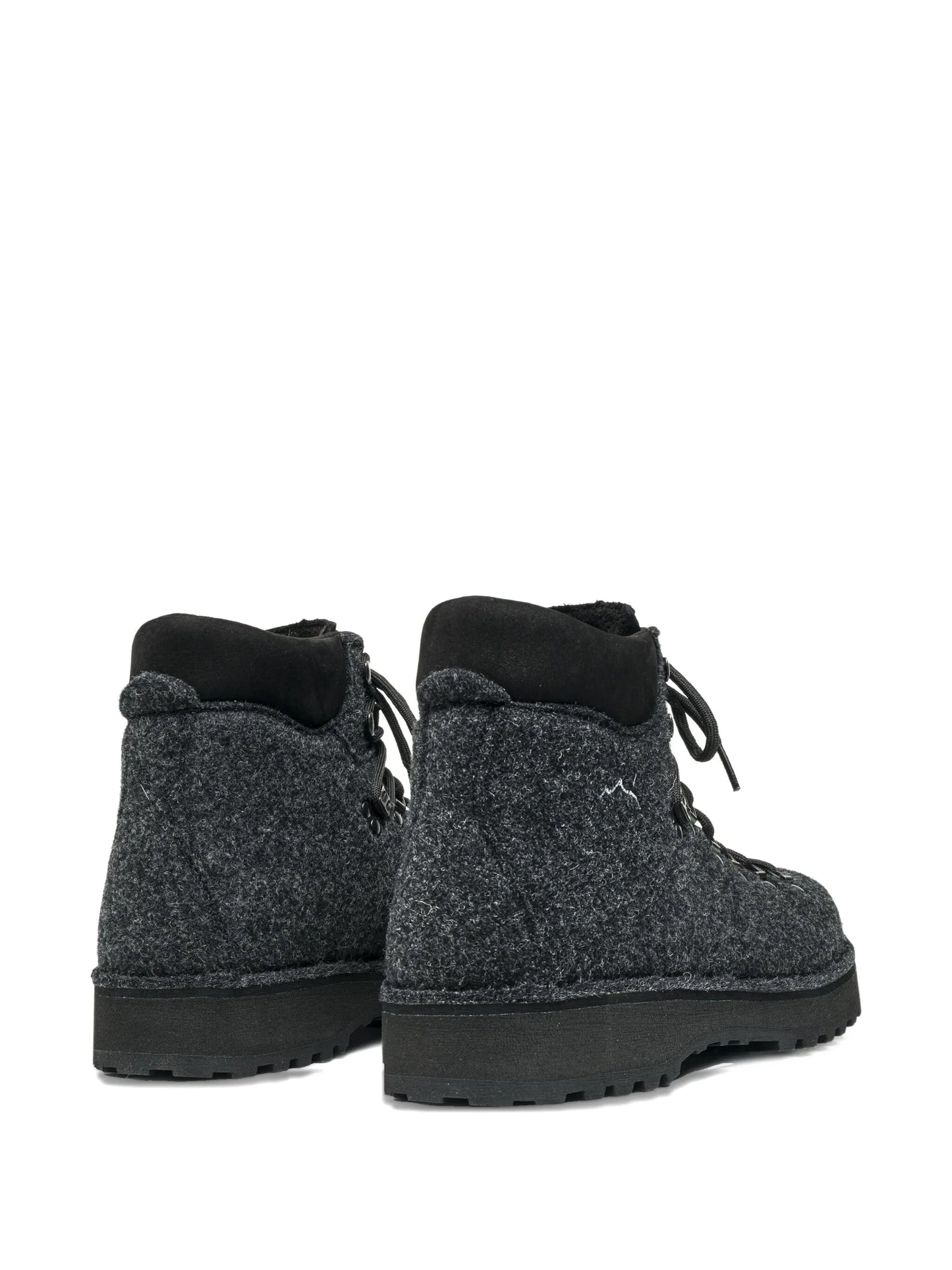 x Diemme Felt Lace-Up Boots