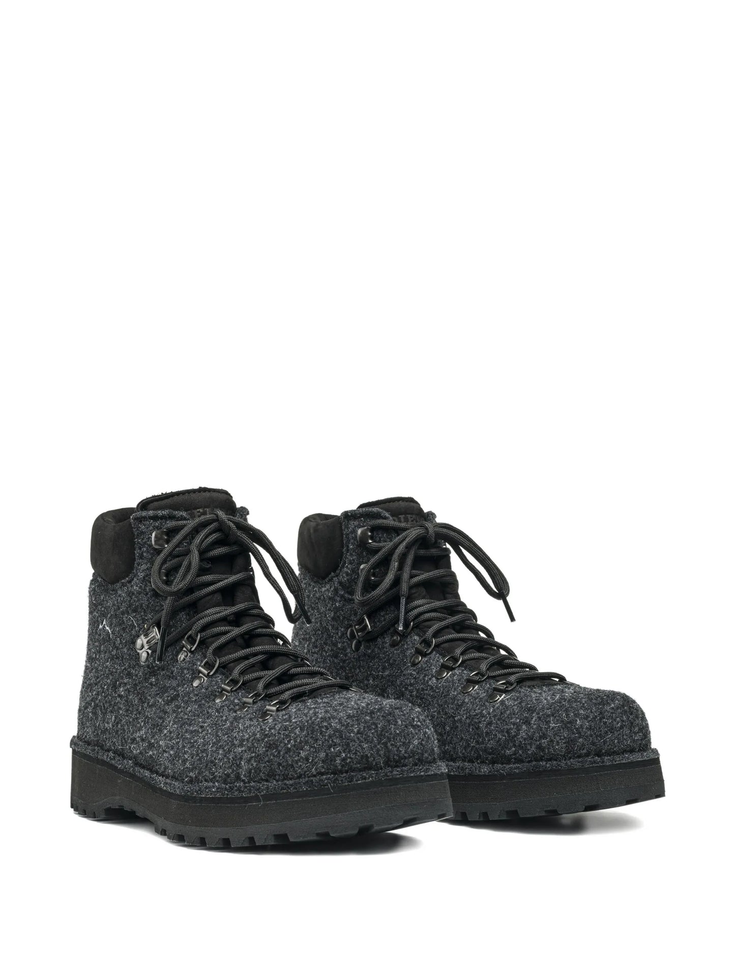 x Diemme Felt Lace-Up Boots