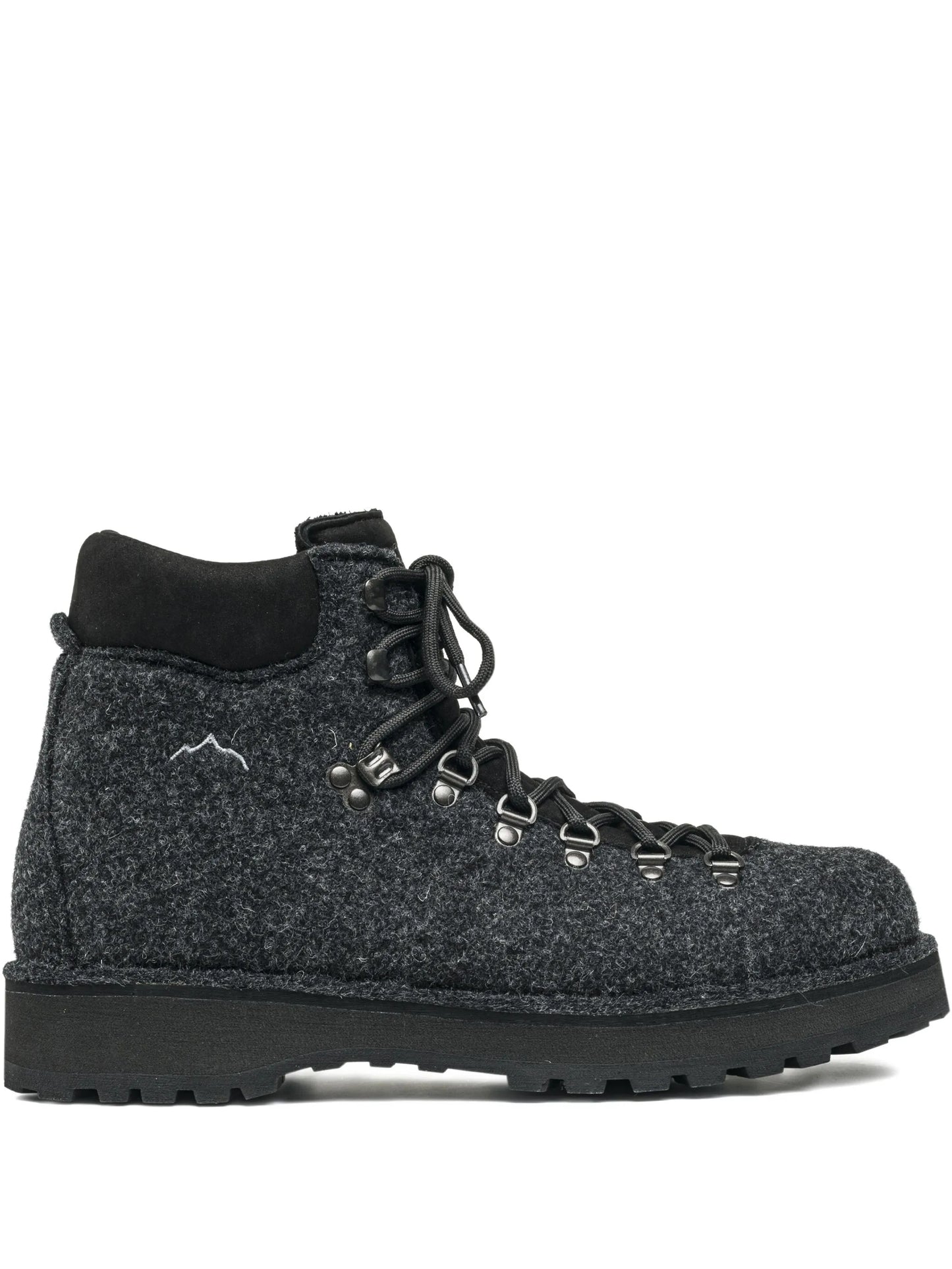 x Diemme Felt Lace-Up Boots
