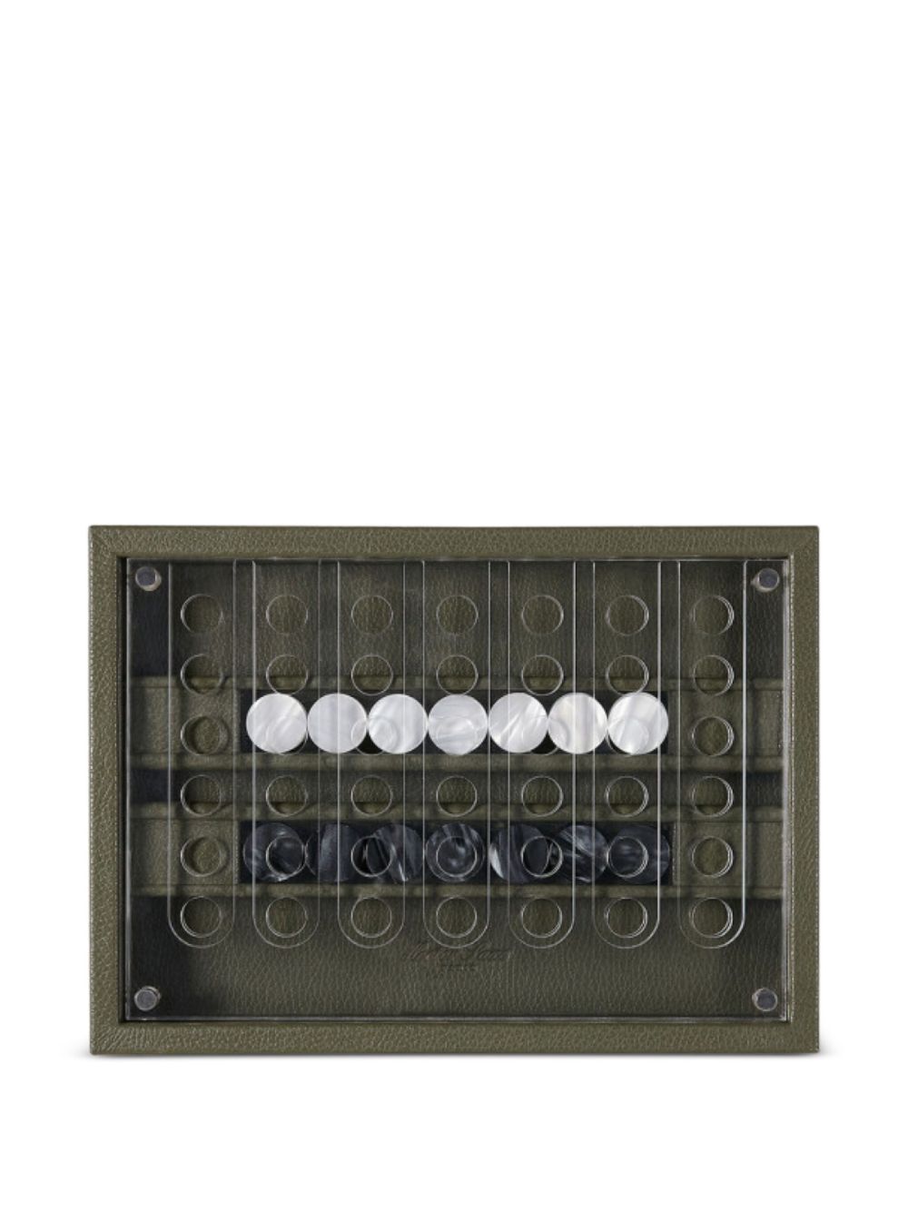 Four In a Row leather game set