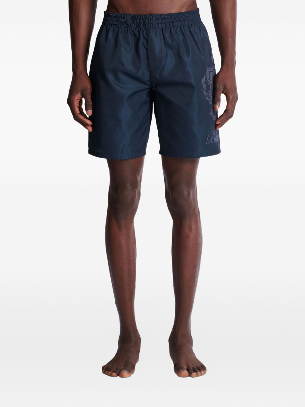 logo swim shorts