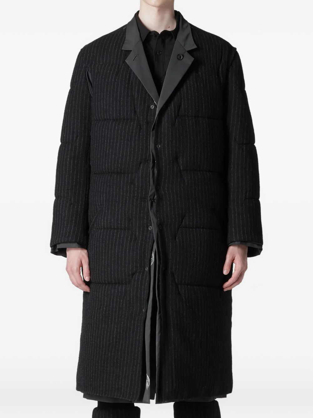 Padded Pinstripe Jacket