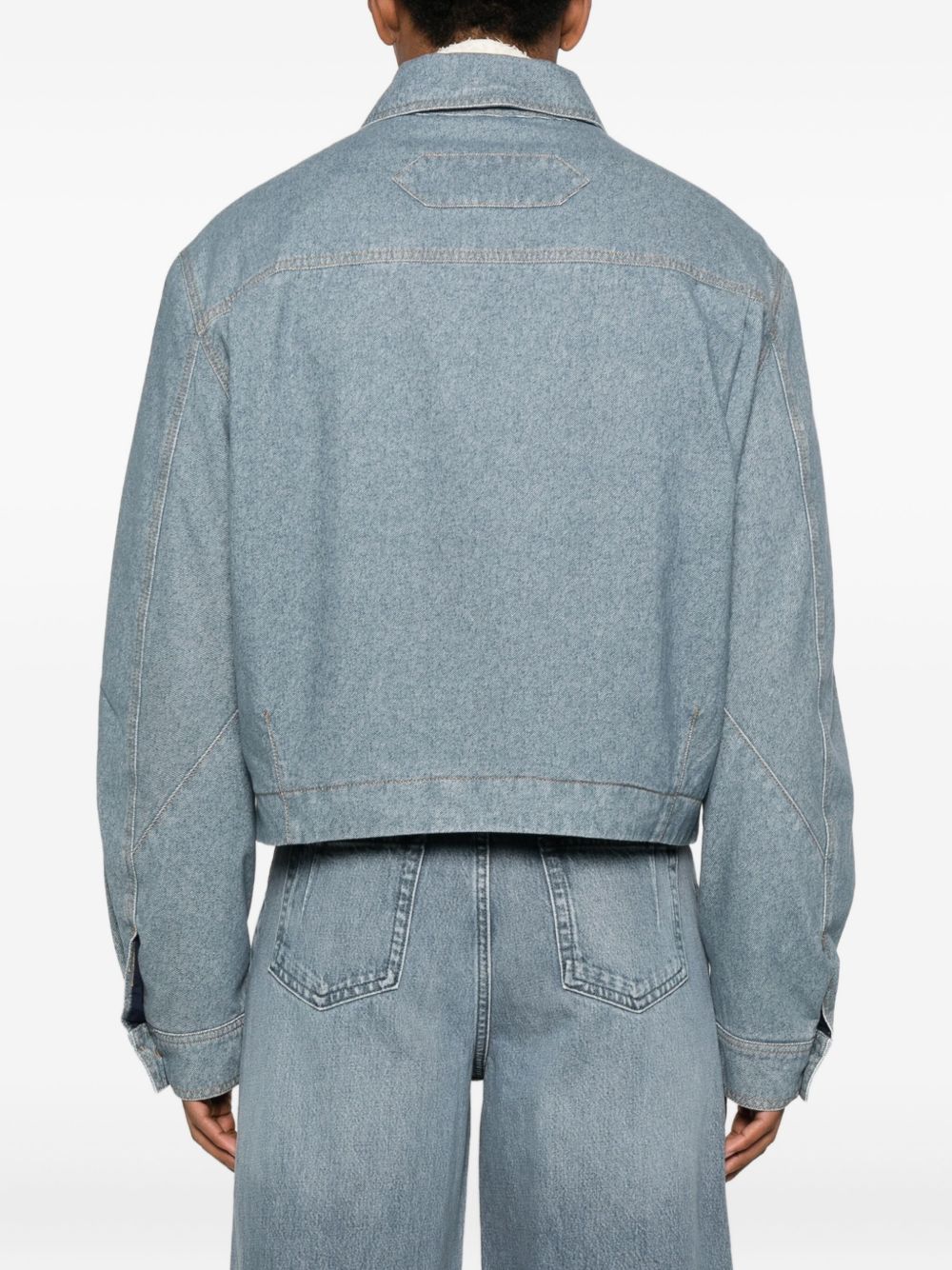 zip-fastening logo-detail jacket