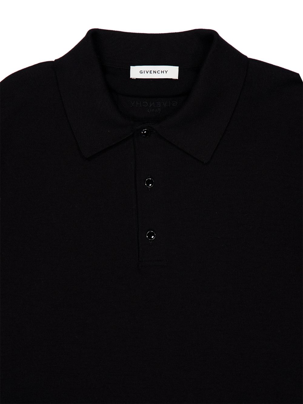 buttoned polo shirt