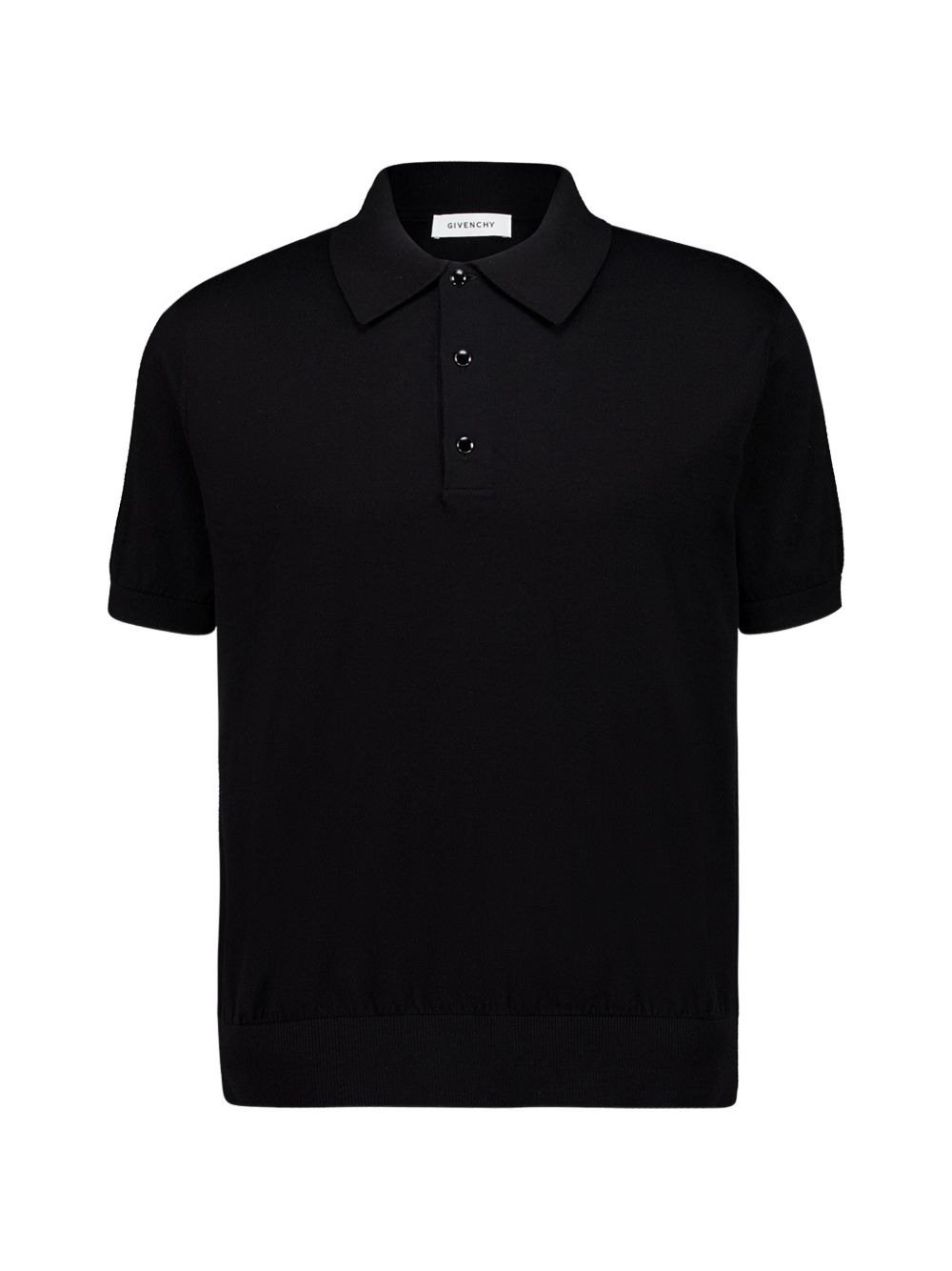 buttoned polo shirt