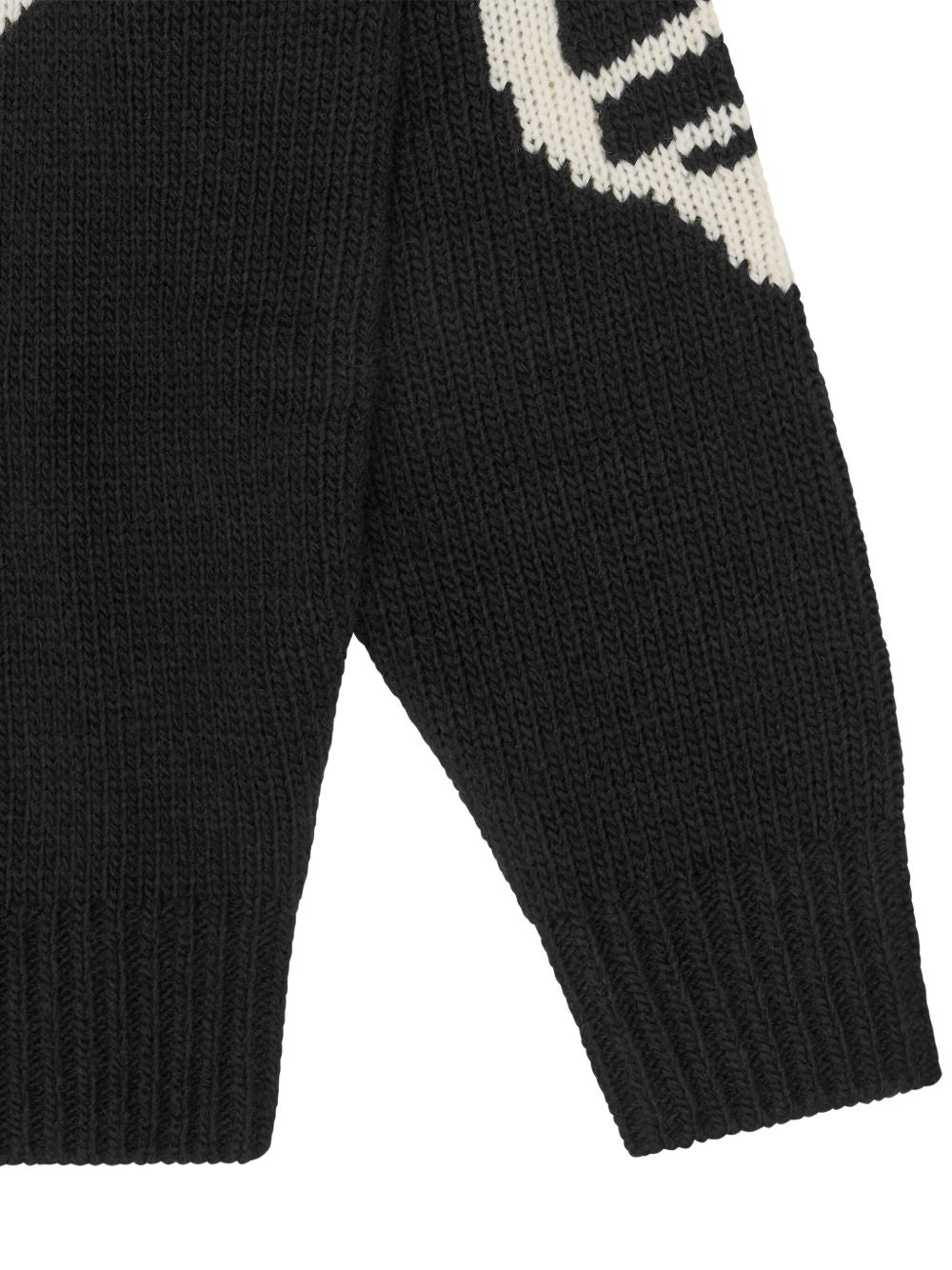 graphic intarsia sweatshirt