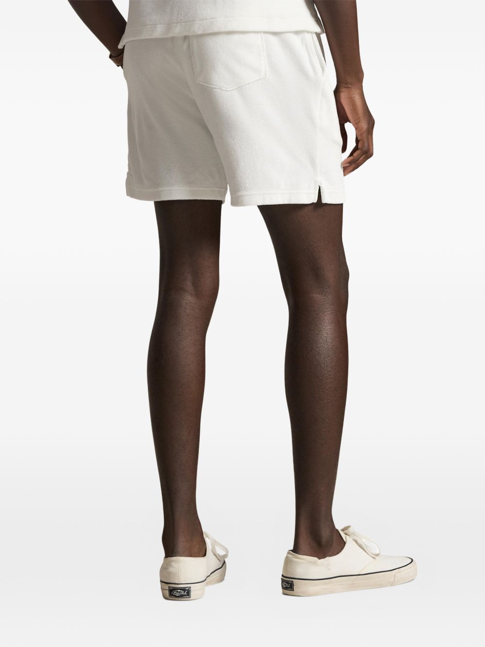 drawstring-waist shorts