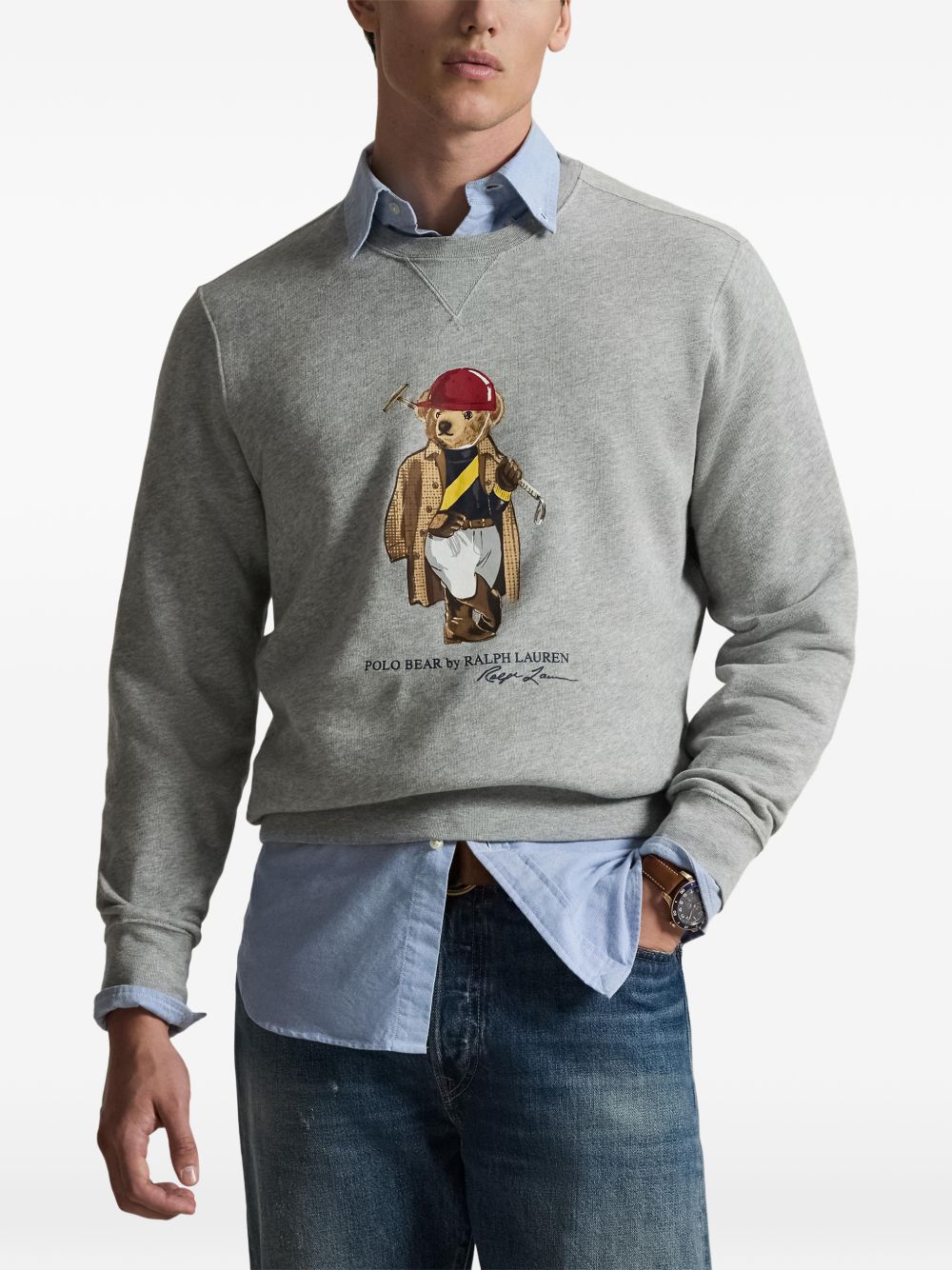 Polo Bear fleece sweatshirt