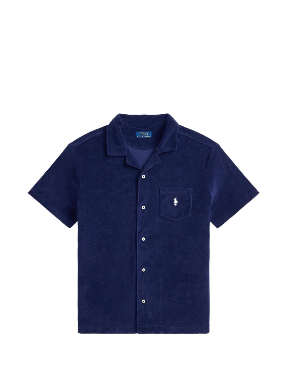 logo-embroidered shirt