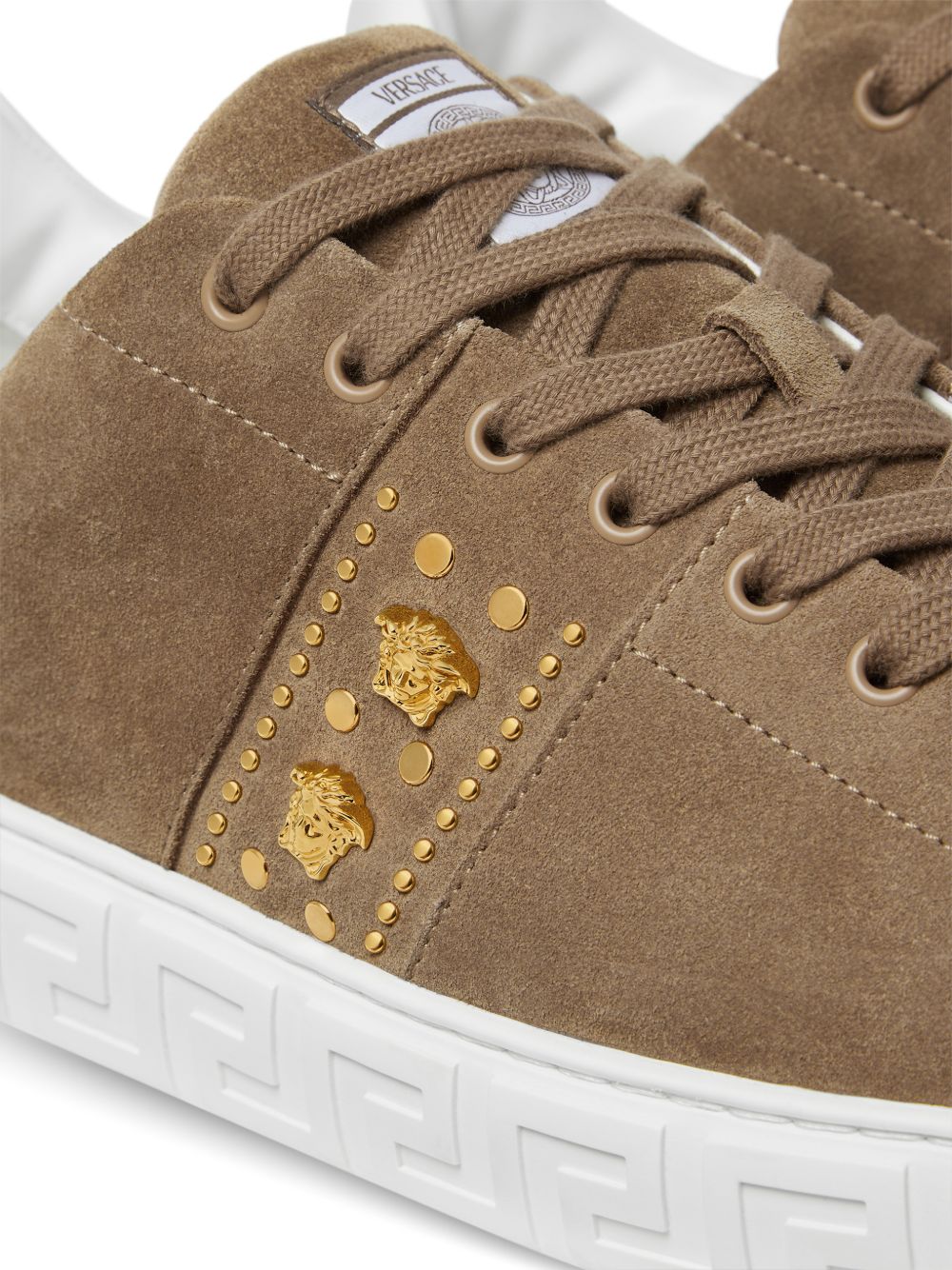 Greca-pattern sneakers