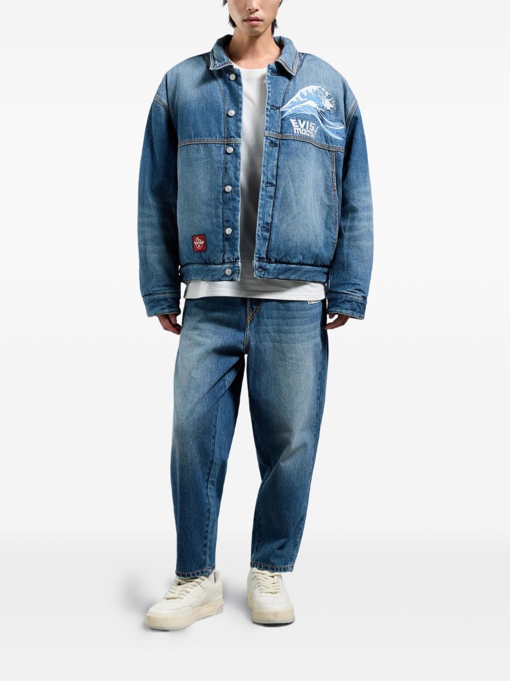 x Evisu graphic-print cotton jacket