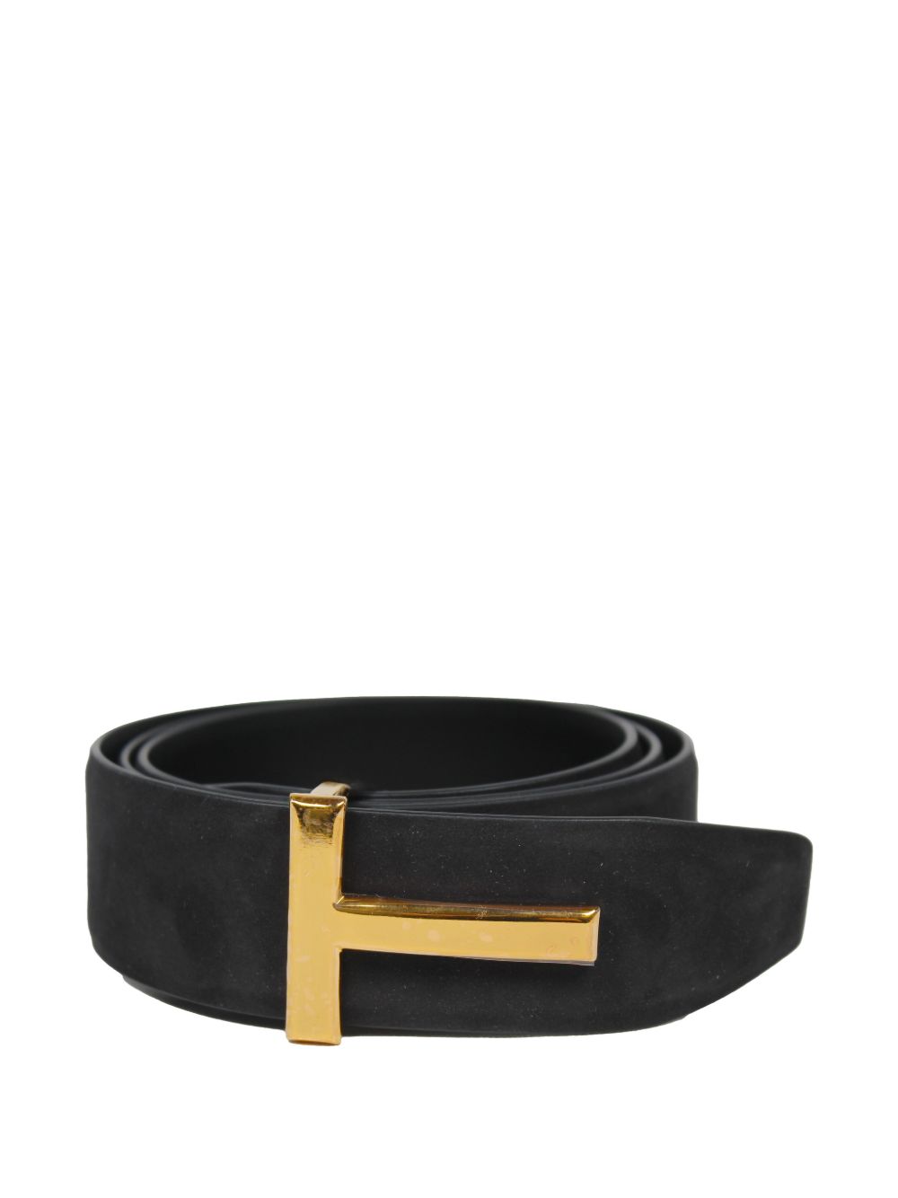 T-buckle leather belt