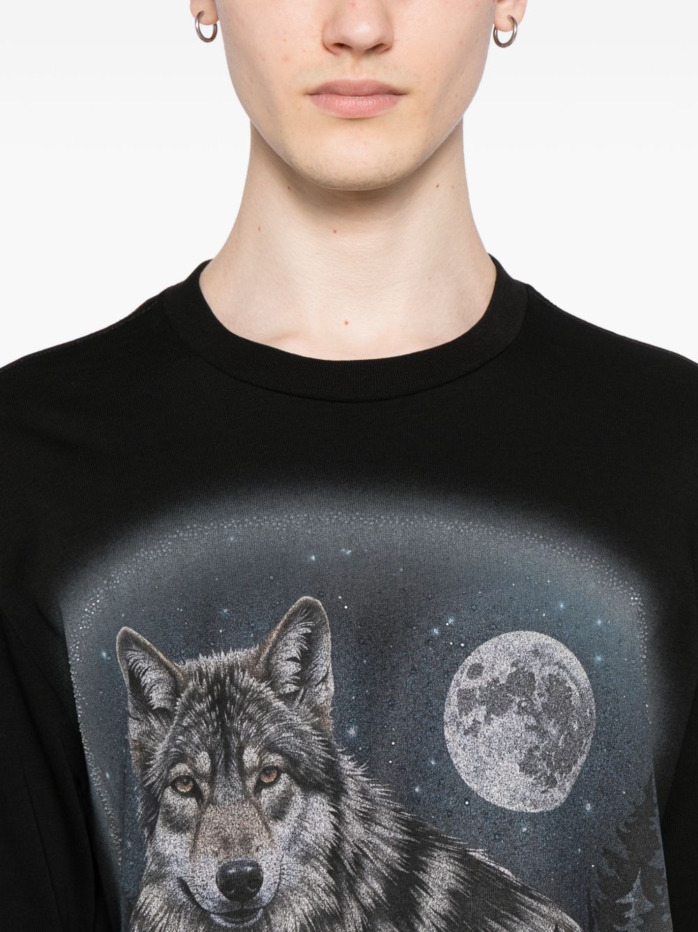 crystal-embellished T-shirt