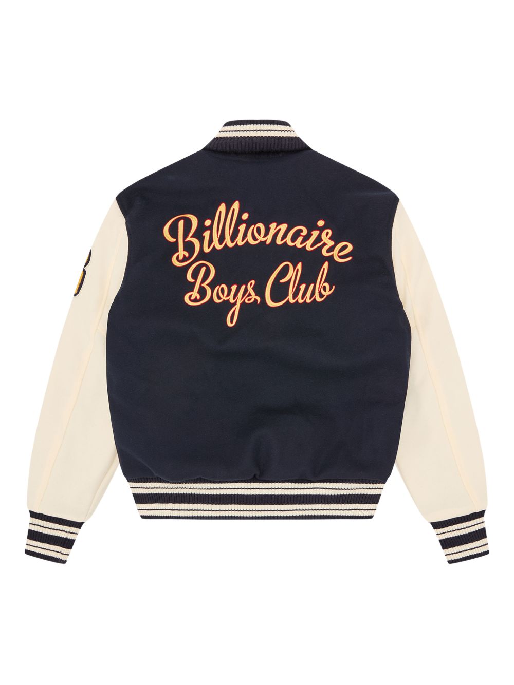 Fanfare Script embroidered bomber jacket