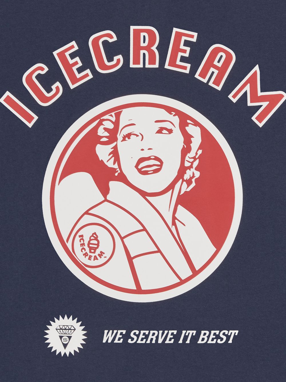 graphic-printed short-sleeved T-shirt