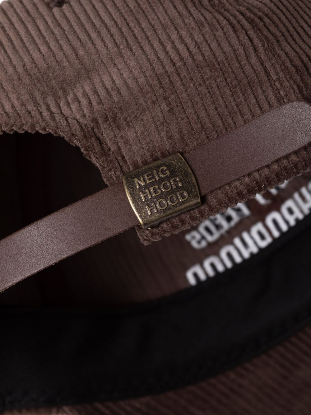corduroy strap-back baseball hat