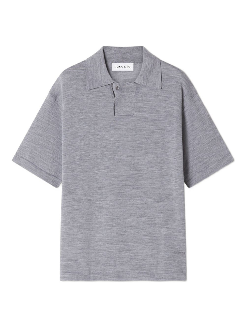 buttoned polo shirt