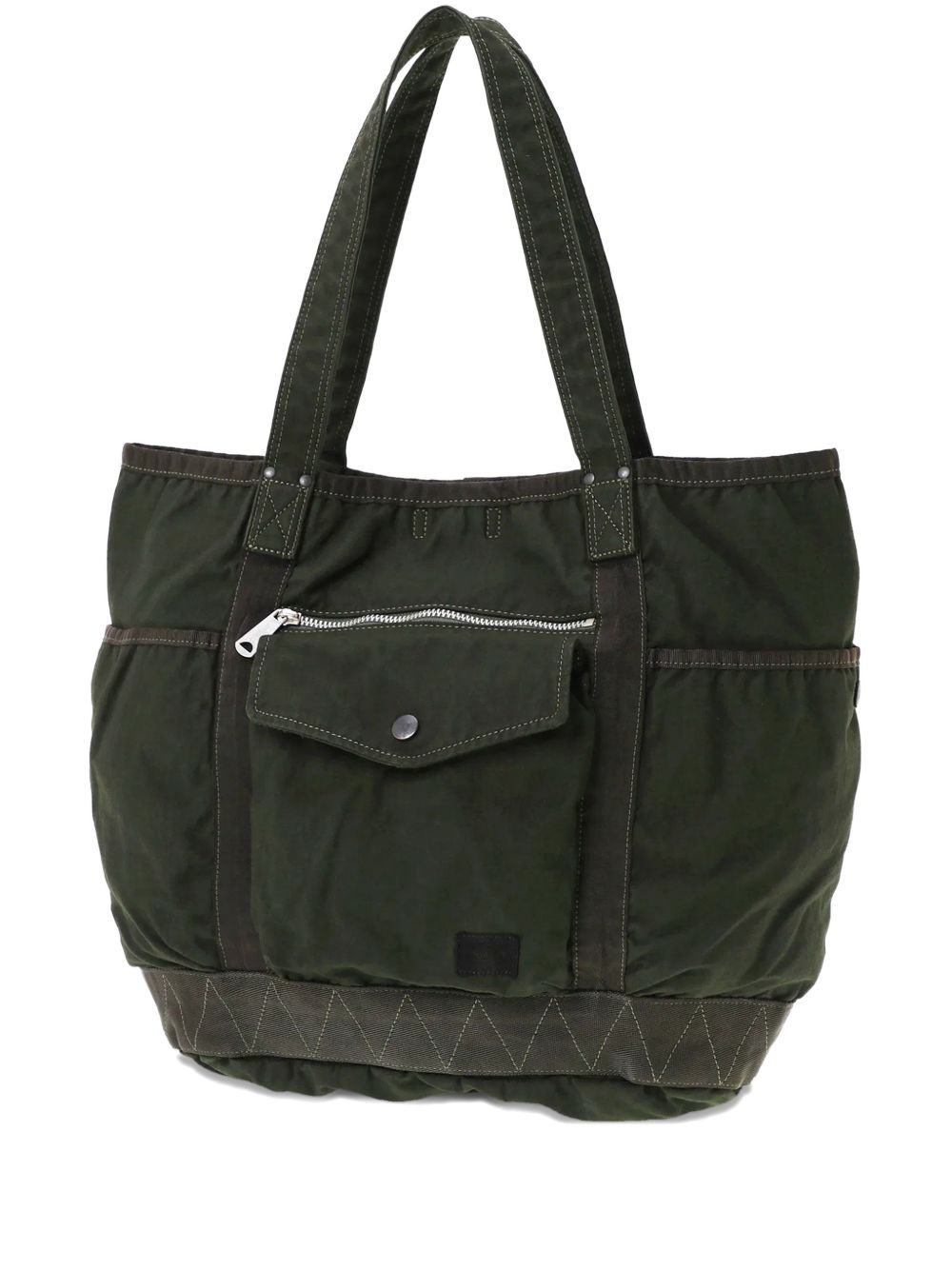 zip-pocket tote bag