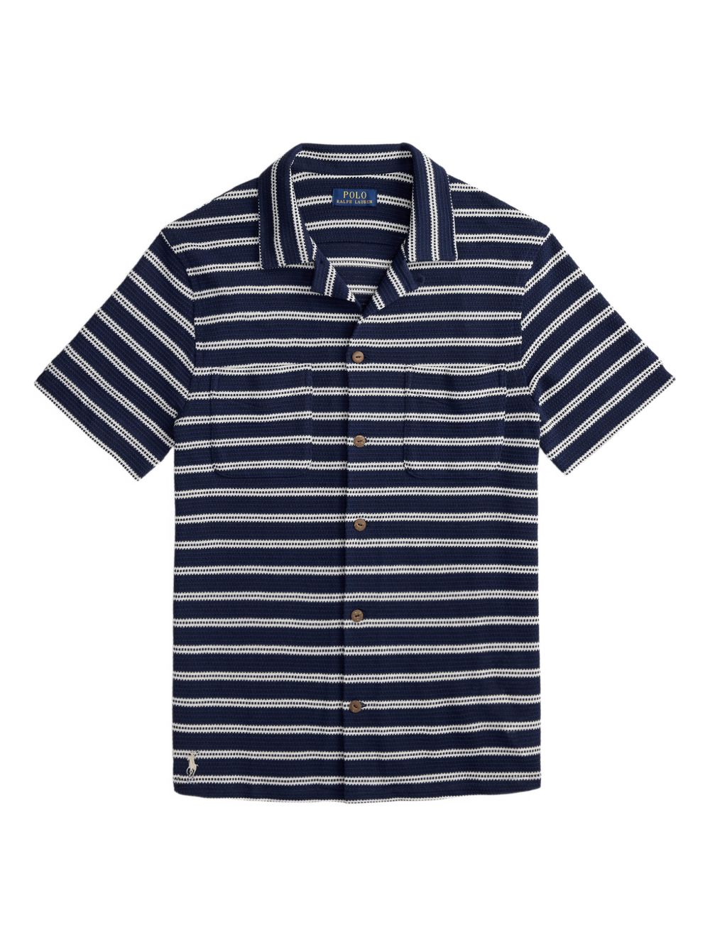 striped short-sleeved shirt