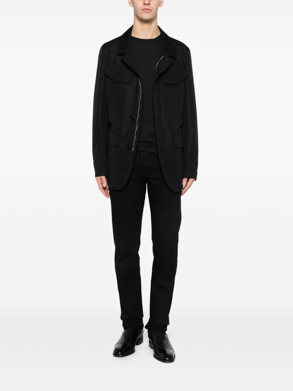 flap-pocket jacket