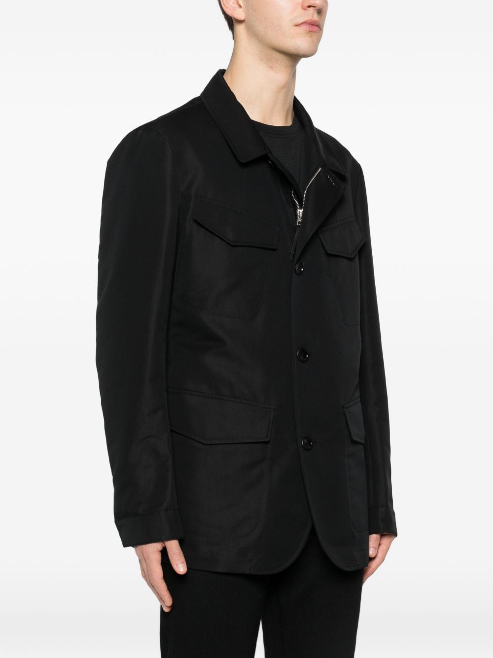 flap-pocket jacket