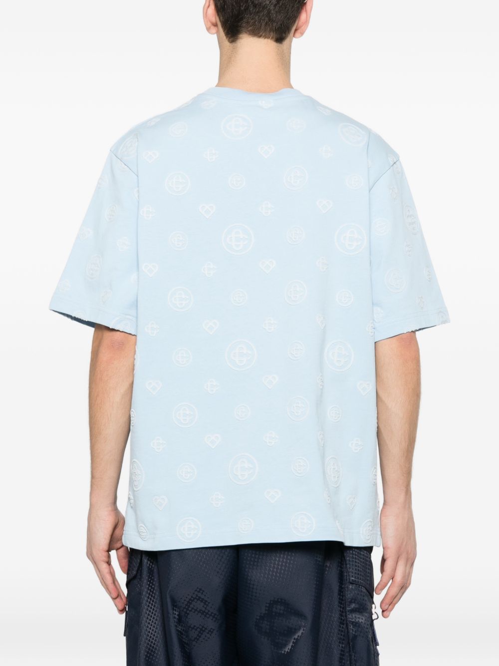 monogram oversized cotton T-shirt